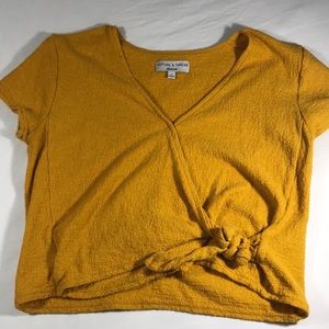 Madewell Mustard top